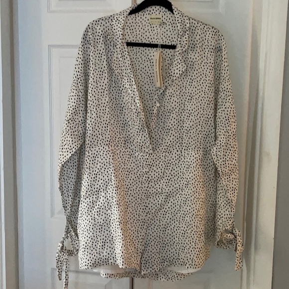 Zulu & Zephyr beach romper in polka dot - Picture 1 of 5